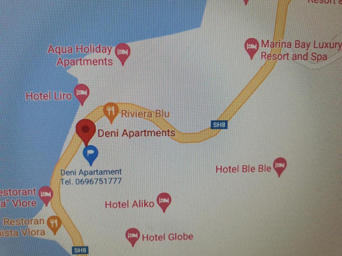 Deni Sea View Apartment Avlonya Dış mekan fotoğraf